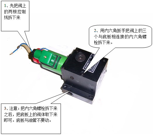 电动升降平台支撑阀更换方法1
